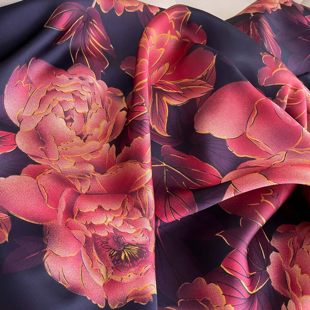 180*90新款丽锦缎中国风长丝巾女士时尚气质百搭冬季丝巾薄款围巾