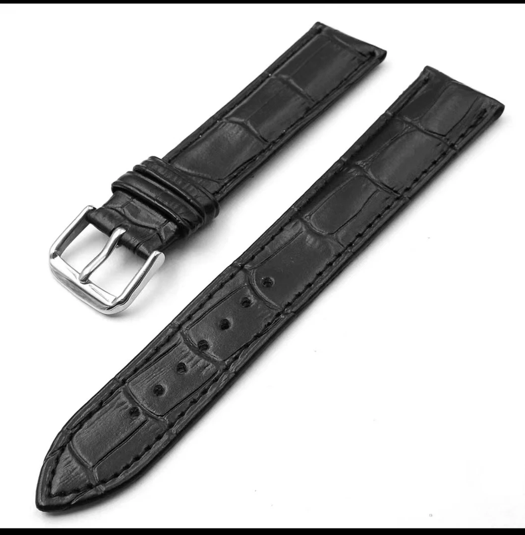 全新未使用  无品牌/手表表带/通用表带/通用/尺寸21*18/黑色