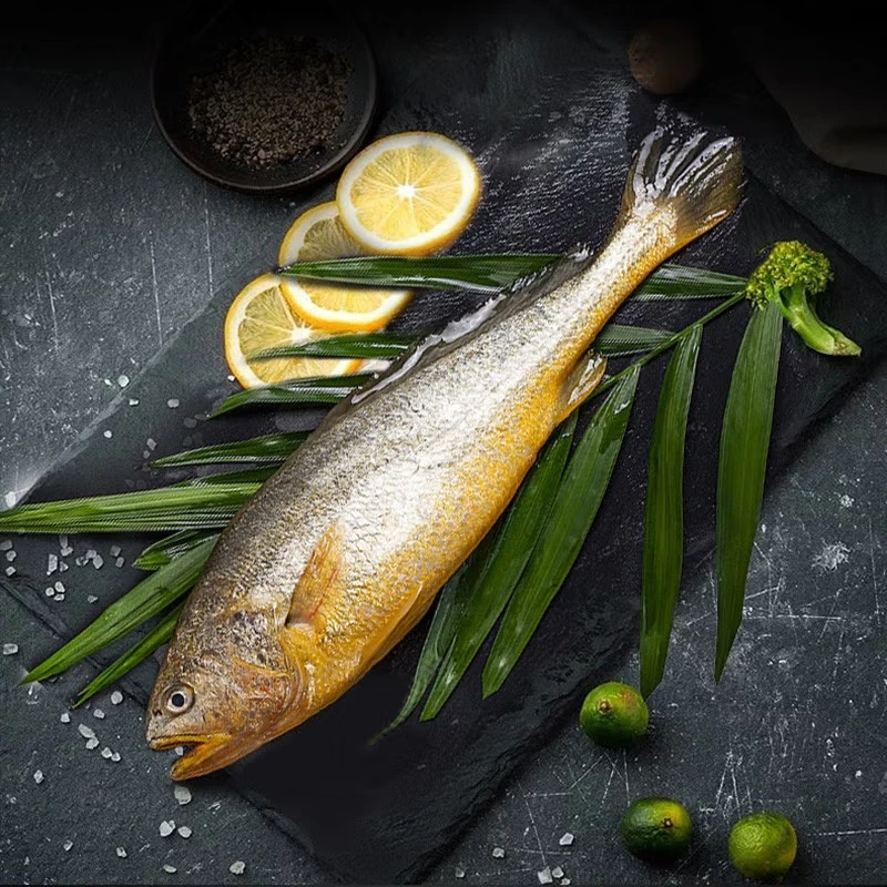 新鲜大黄鱼 大黄花鱼 蒜瓣肉 1.5斤/条 发3条 净重4.5斤