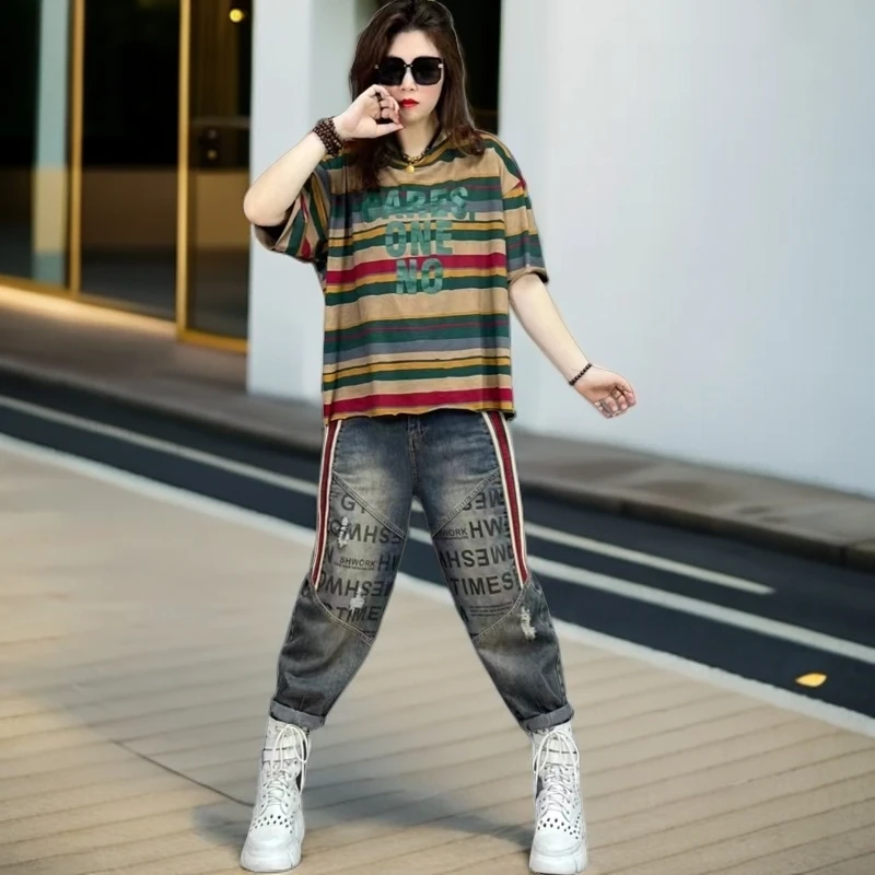 炸街减龄别致高级感短袖裤子套装欧洲站2025夏季新款时尚两件套女