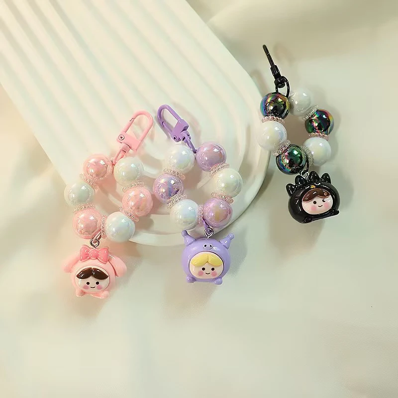 可爱三丽鸥女孩海狸卡通树脂钥匙扣钥匙扣挂件包挂件钥匙扣新款