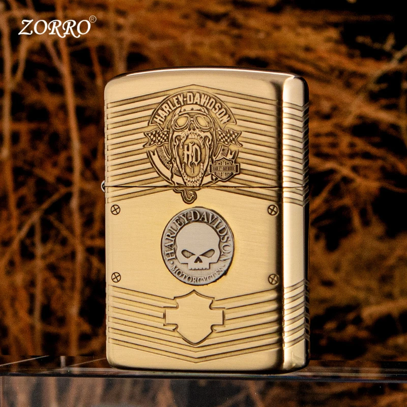佐罗哈雷骷髅巴雷特打火机个性创意原装送礼