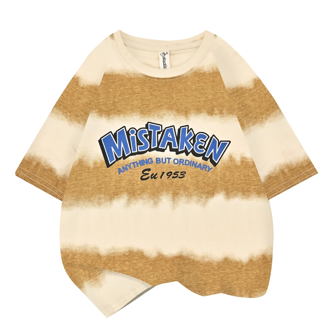 dadida/嗒嘀嗒夏季中大童圆领短袖T恤83112795