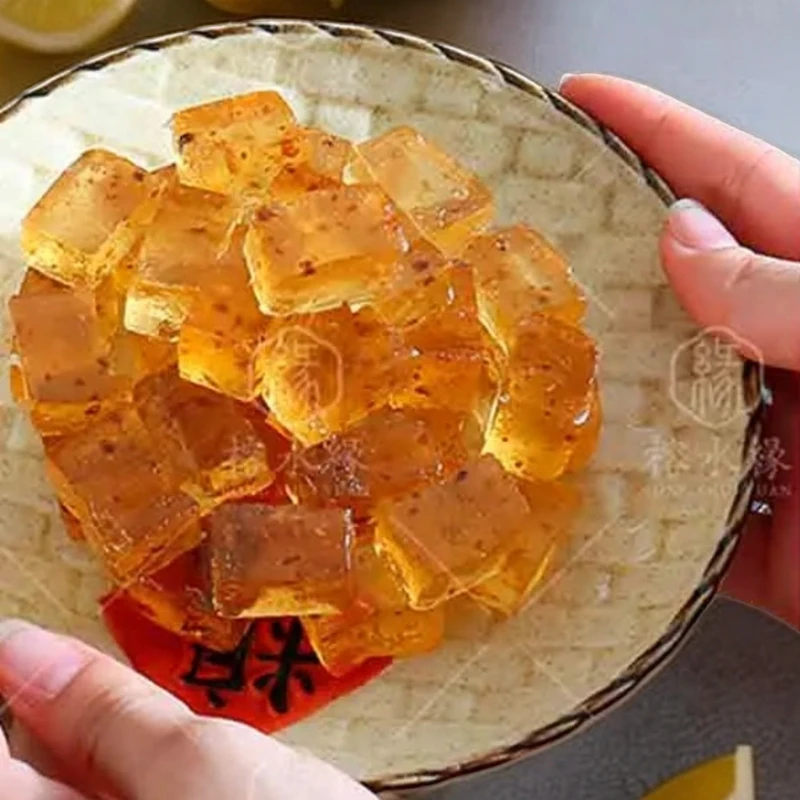 (榕水缘)潮汕特产净含量陈皮果糕休闲办公室酸甜糖果500克营养