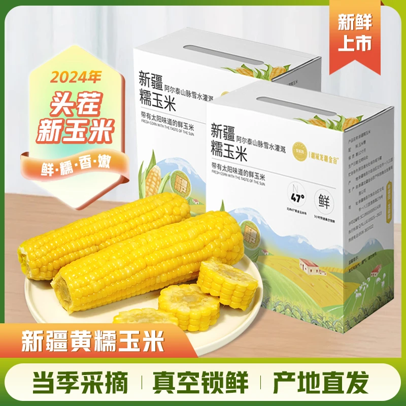 应季甜糯玉米棒软糯香甜软糯玉米礼盒装