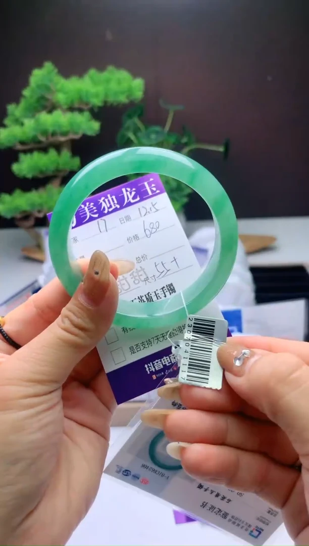 【闪购商品】石英质玉手镯未镶嵌与美独龙玉-序号17