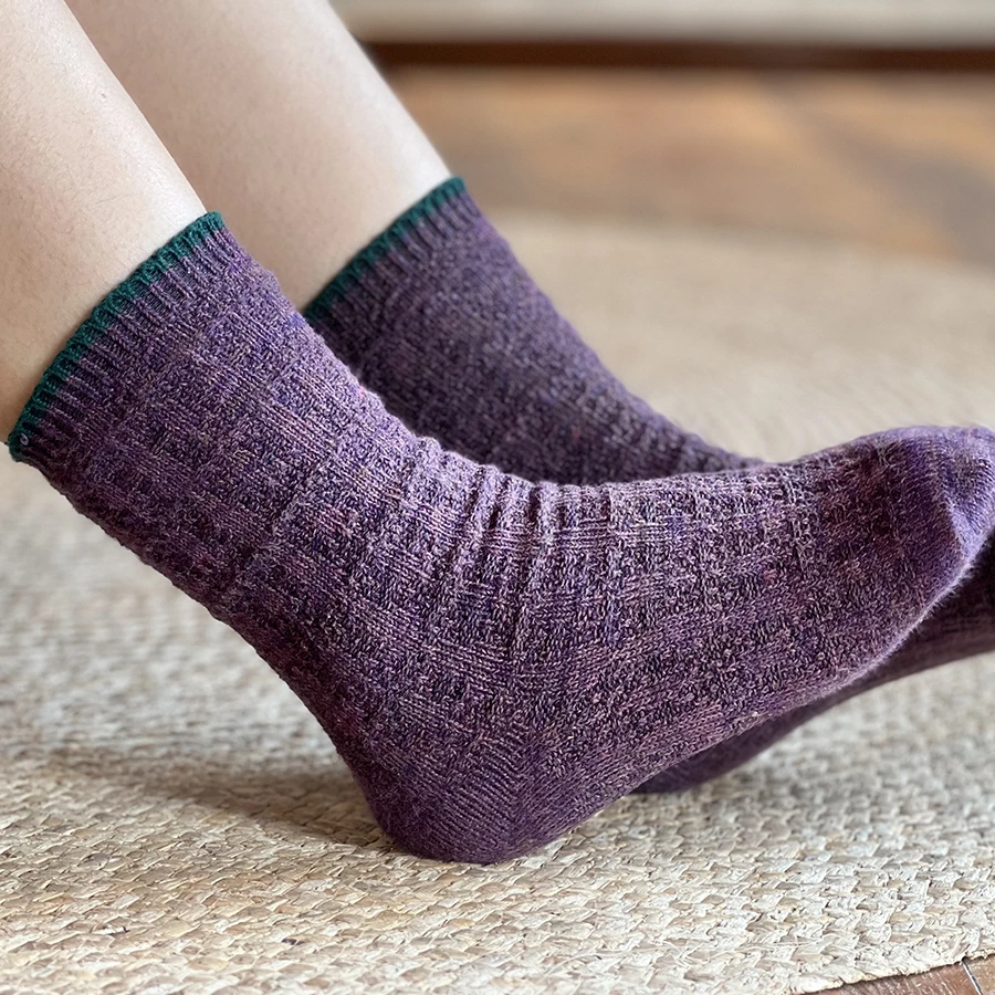 忆绵出品秋冬款保暖袜子