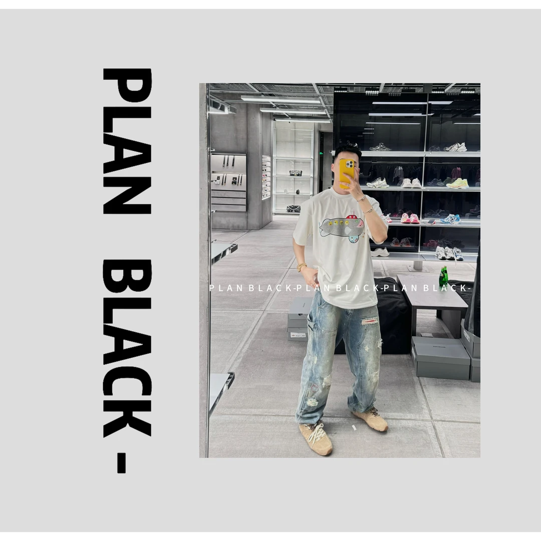 RICH陈发财【潜艇】创意系列T恤！新款跨界合作单品情侣短袖T恤6622