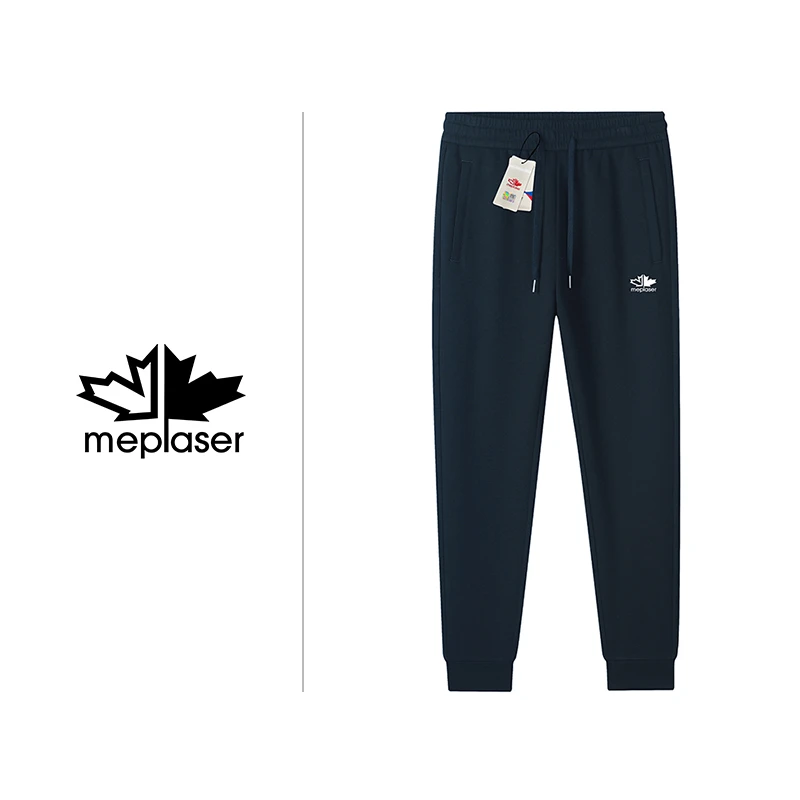 93113秋冬情侣款百搭宽松加绒加厚休闲运动卫裤