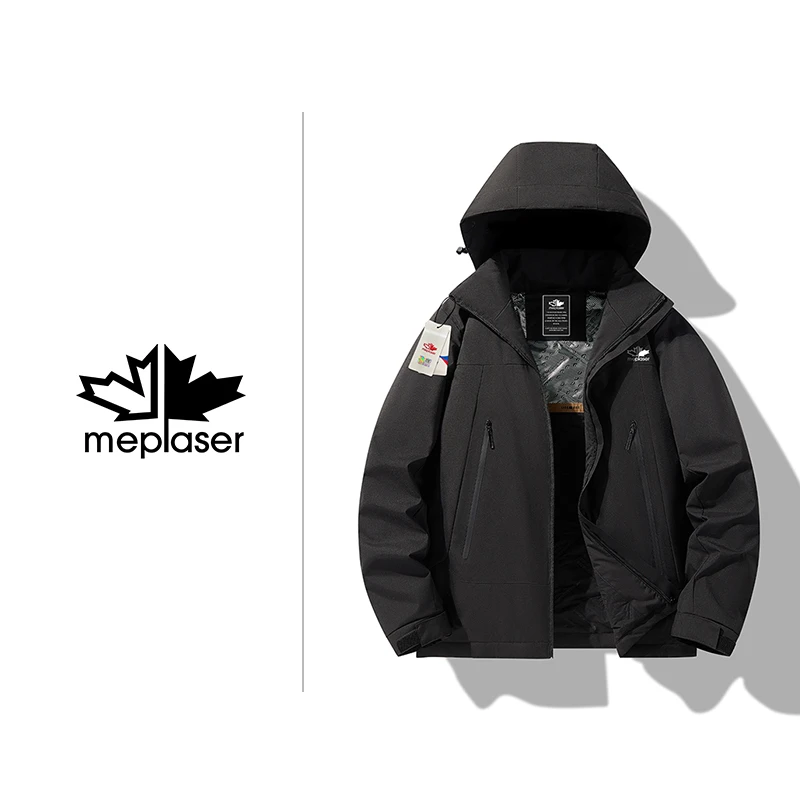 MEPLASER/玛帕萨9958男女同款秋冬休闲户外防风连帽保暖冲锋棉衣