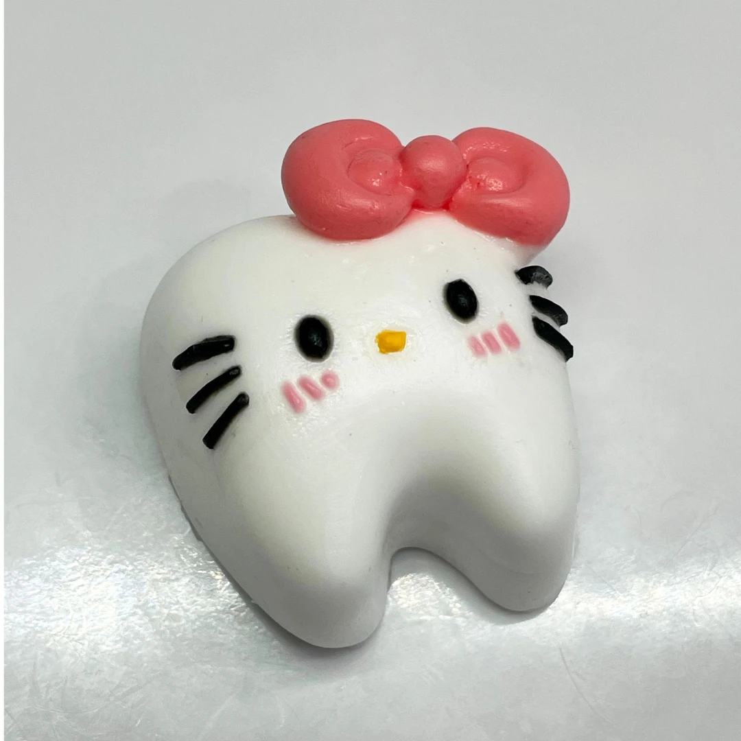 手工解压捏牙牙KT-小鼻嘎食品级硅胶(默认微瑕)