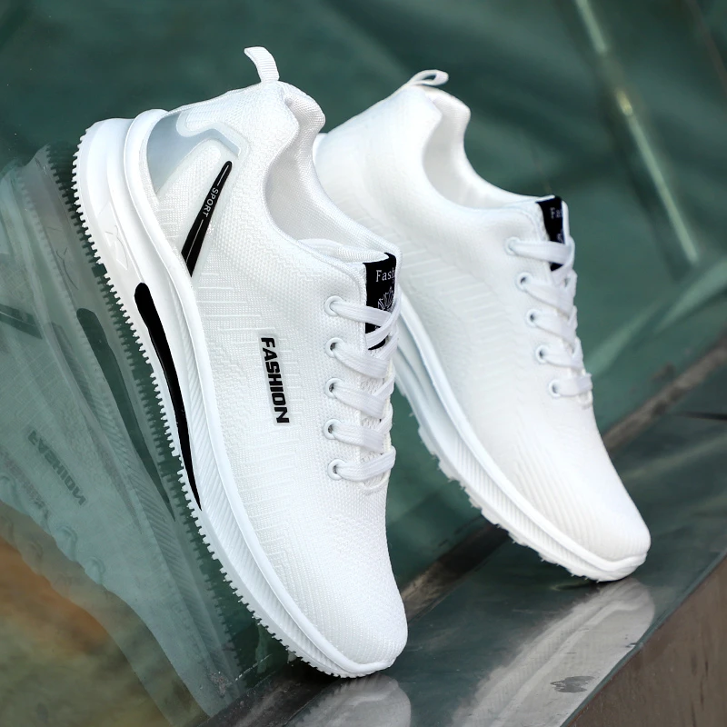 男士老爹鞋夏季新款时尚百搭休闲透气运动鞋男款男生飞织网面男鞋