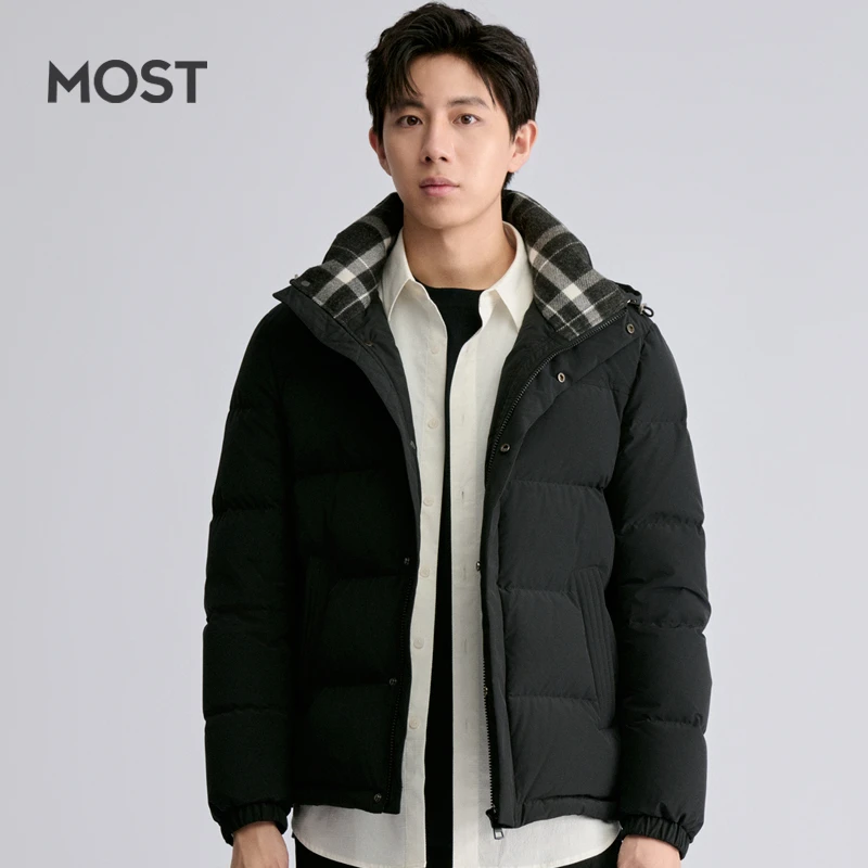 MOST/姆氏德90白鸭绒连帽羽绒服男冬季潮牌保暖休闲外套C44237127