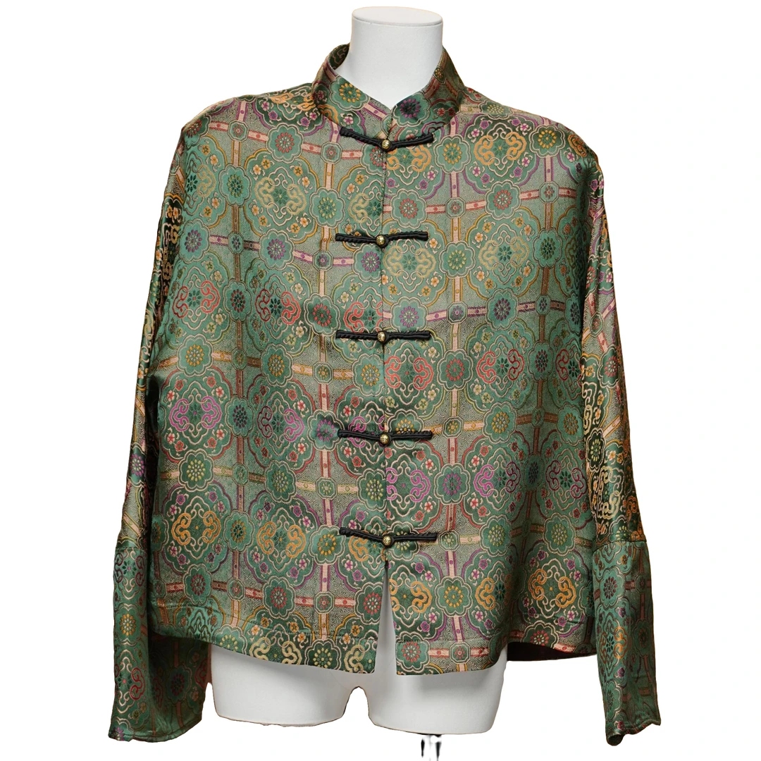 【四季团花】新中式宋锦香云纱气质唐装外套开衫百搭显瘦上衣