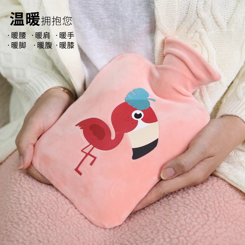 LESHANGXING/乐尚星小萌星热水袋防爆保暖女生注水暖水卡通热水袋