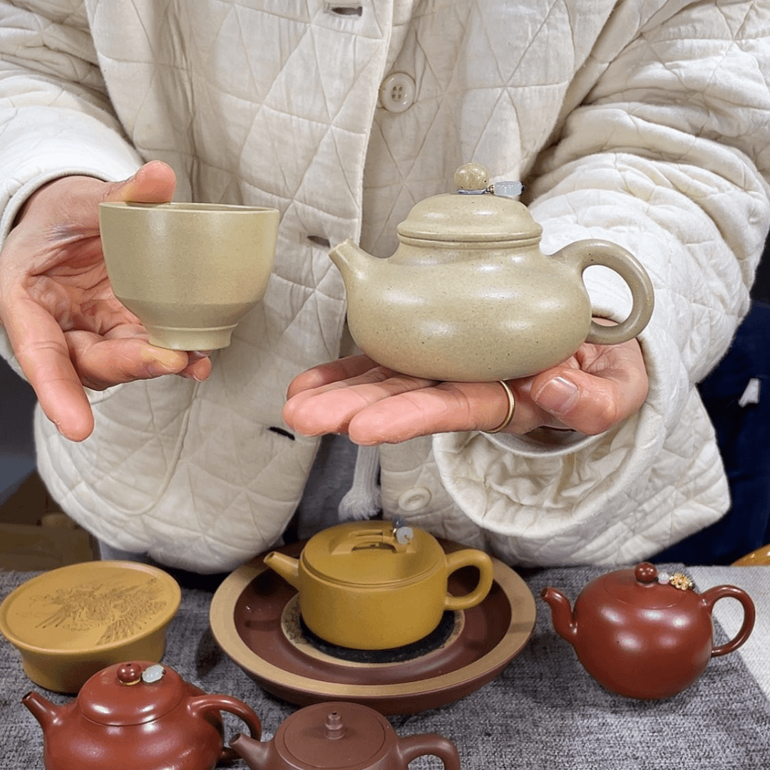 【闪购商品】紫砂茶壶胖**儿本绿容天