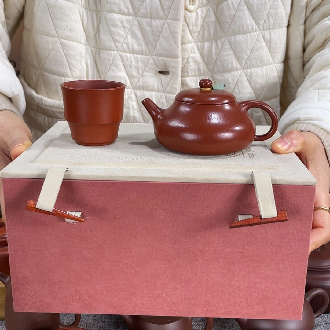 【闪购商品】紫砂茶壶王*郎朱泥生香150cc