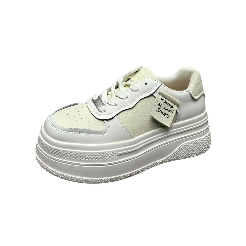 9521 2539真皮厚底小白鞋 （标准尺码）(王）