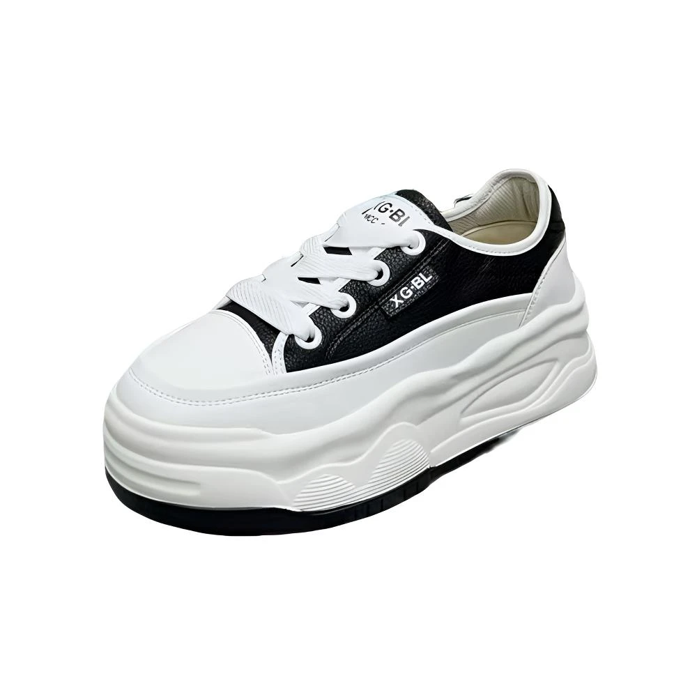 皮面2817  900真皮厚底小白鞋 （标准尺码）