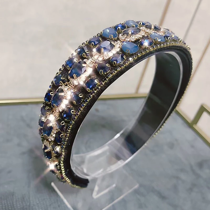 新娘设计感名媛巴洛克复古重工镶钻发箍女法式网红外出显脸小头箍