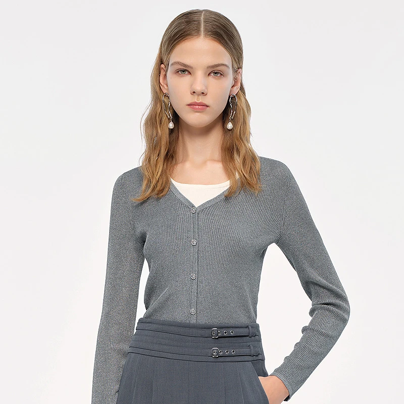 COLOVE毛针织衫343Q040