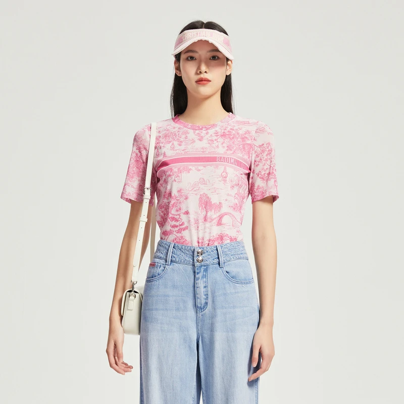 BADINA短袖印花T恤132P181