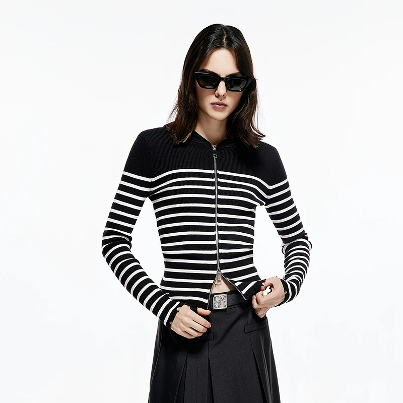 COLOVE毛针织衫234F021