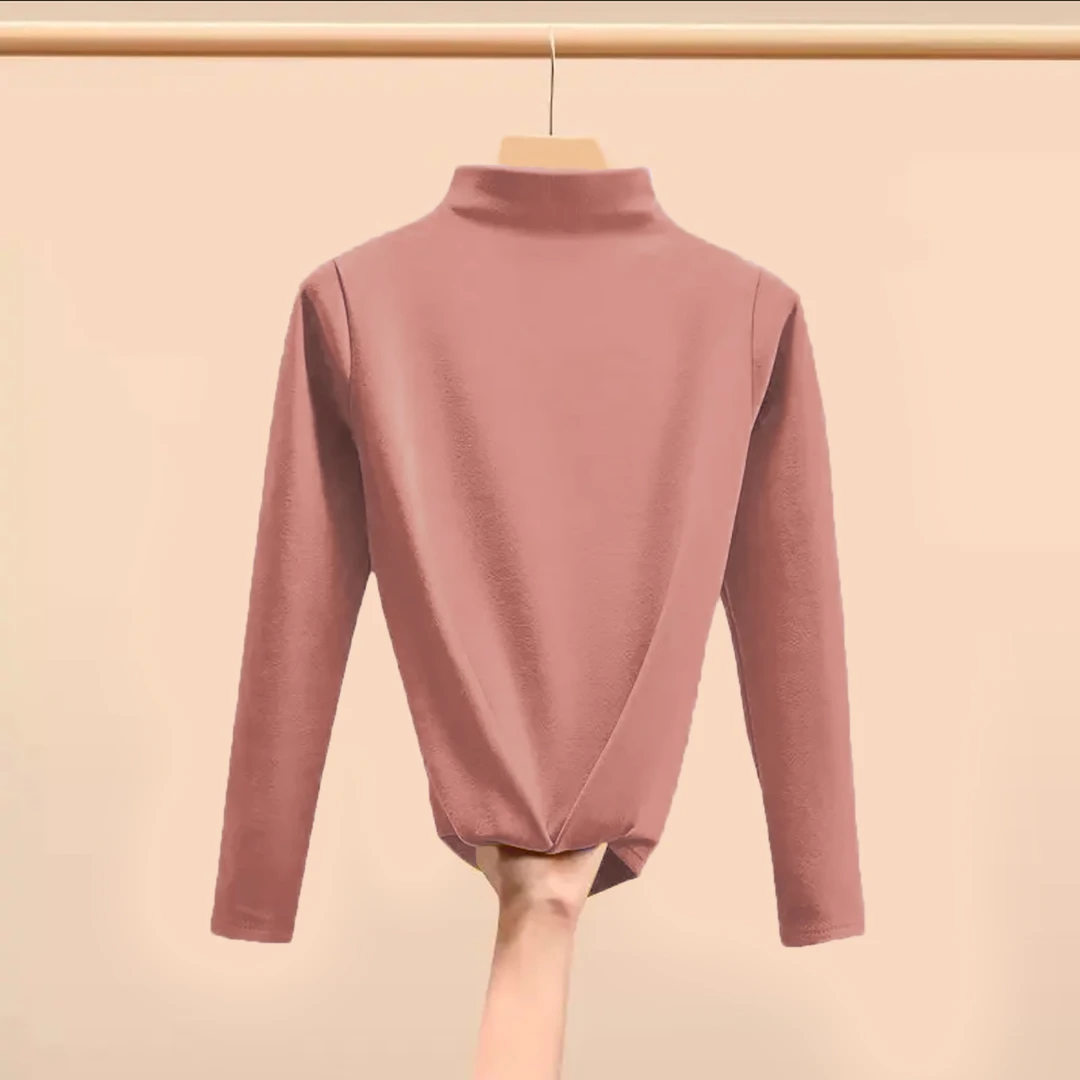 秋冬新品!女士高领双面德绒内搭打底衫E185