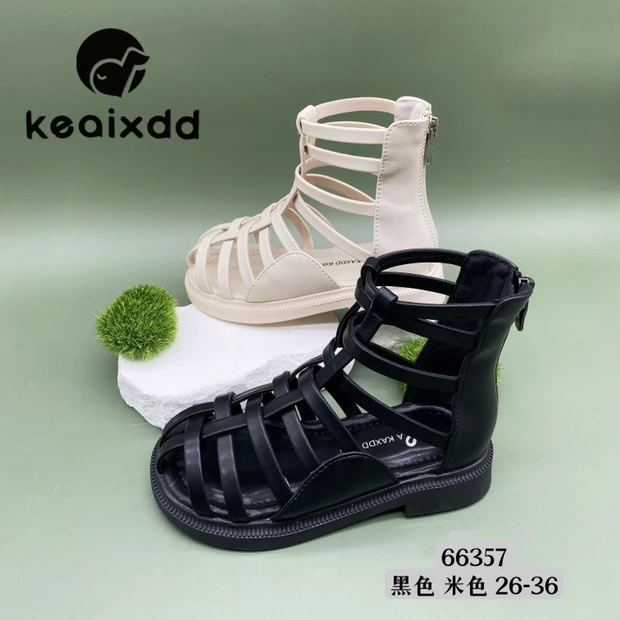 【新疆包邮31-37码】66357罗马凉鞋 潮流 夏季女童休闲防滑时装凉鞋