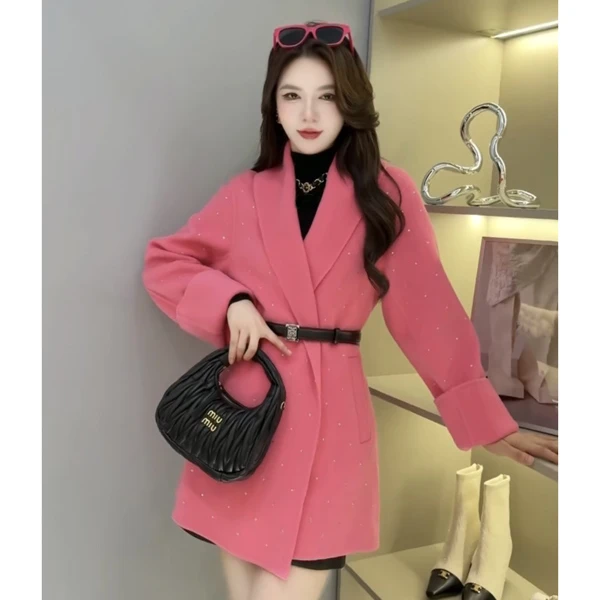 DC【深海奇遇】显瘦气质高贵夏季修身名媛优雅轻奢大衣