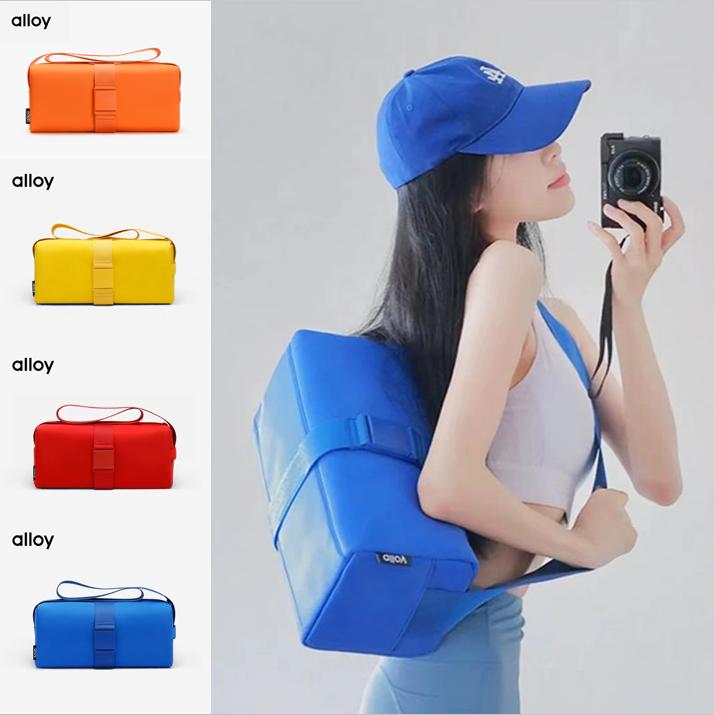 【新疆包邮】alloy同款吐司包 大容量单肩斜挎时尚运动健身包休闲旅