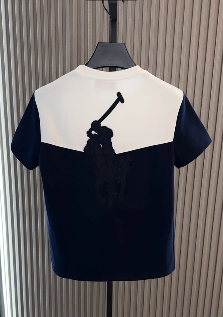 男士夏季新款轻奢休闲百搭修身时尚半袖K879