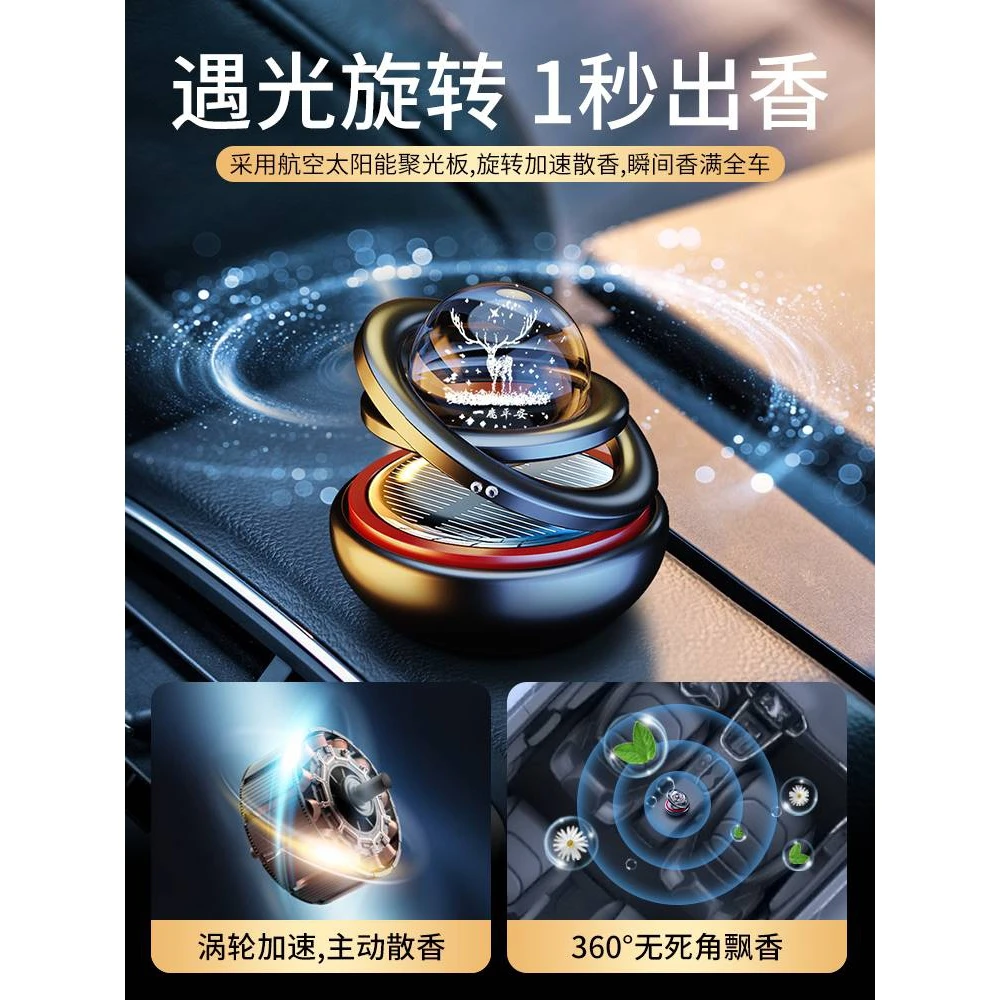 德国进口ZSvip车载摆件车内装饰太阳能汽车香水持久淡香高档香薰