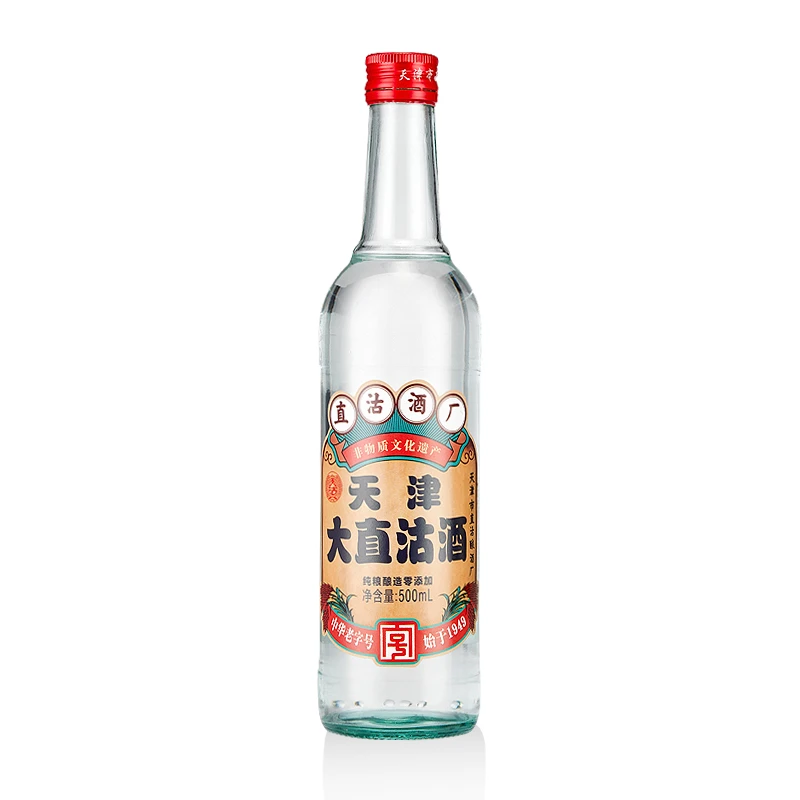 天沽天津大直沽酒/50°一级浓香型纯粮酒/500ml*1瓶50%vol500
