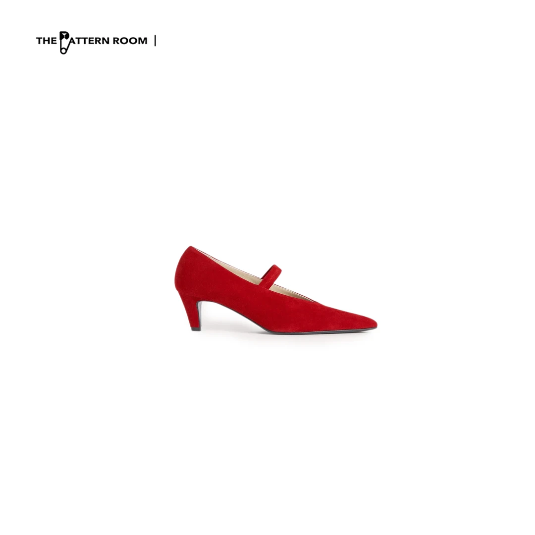 The pattern room | 新实用主义尖头玛丽珍浅口高跟鞋