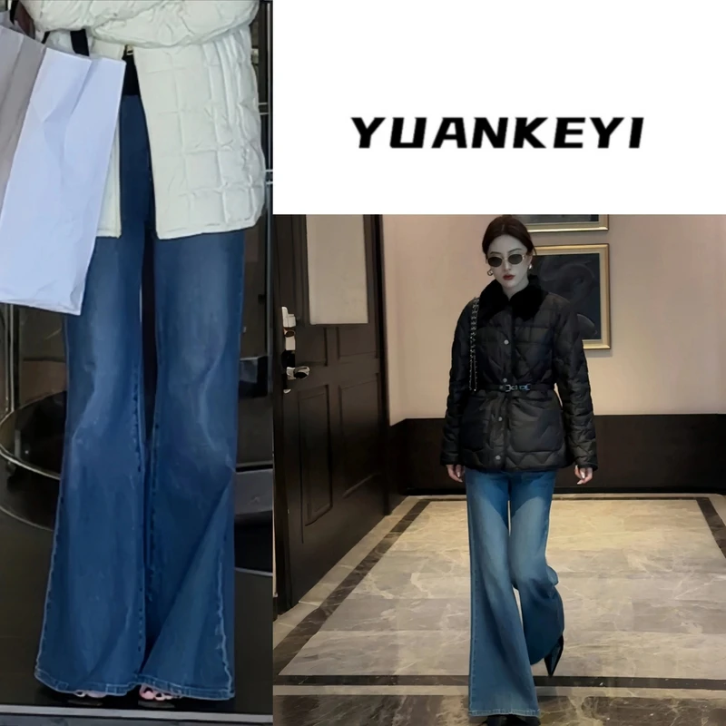 YUANKEYI【重塑】喇叭裤百搭显瘦土耳其牛仔裤
