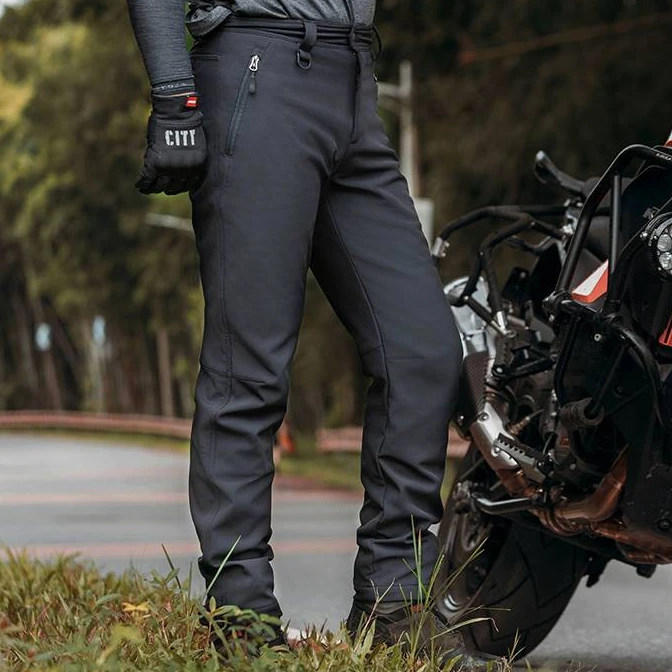 VND摩托车骑行裤秋冬新款防风保暖弹力耐磨风防摔防水机车装备