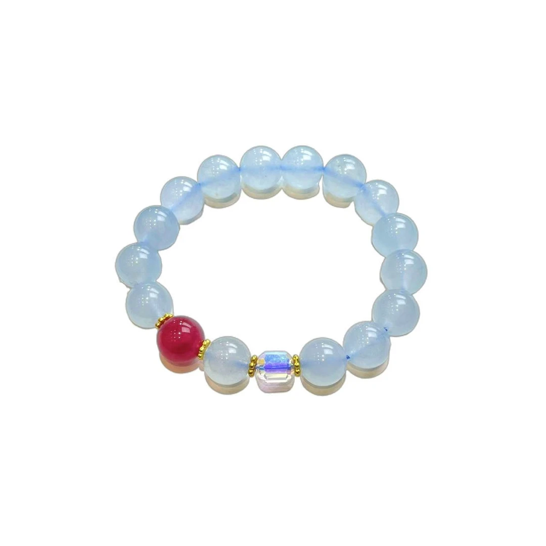 海蓝宝手串C02-42赠礼盒(多样性发)