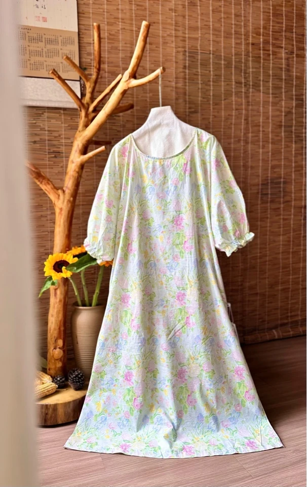 爨和 繁花 可外穿的家居裙