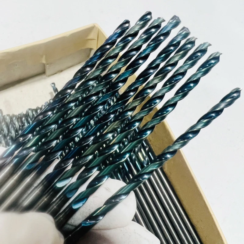 2.85硬质合金纳米涂层高硬度中心出水旧钻头刃长55柄3.0钨钢内冷