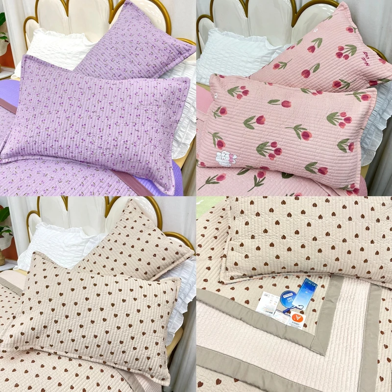 【枕套一对装】48×68加厚加大单人枕可机洗