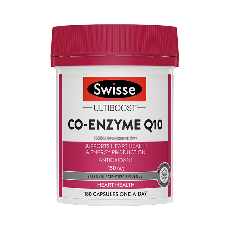SWISSE/斯维诗辅酶Q10成人营养瓶装进口150mg 180粒/瓶