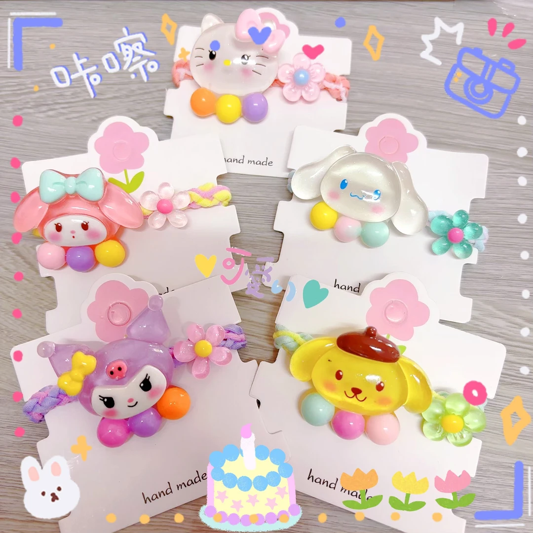 儿童时尚卡通可爱ins三丽鸥少女韩版甜美宝宝不伤发发绳发饰