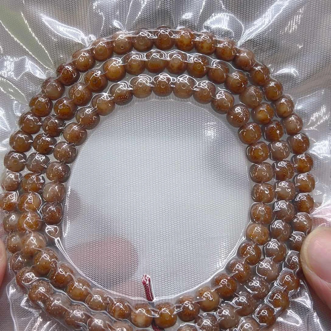 星月菩提手串148殿堂粉冰星月菩提87-108