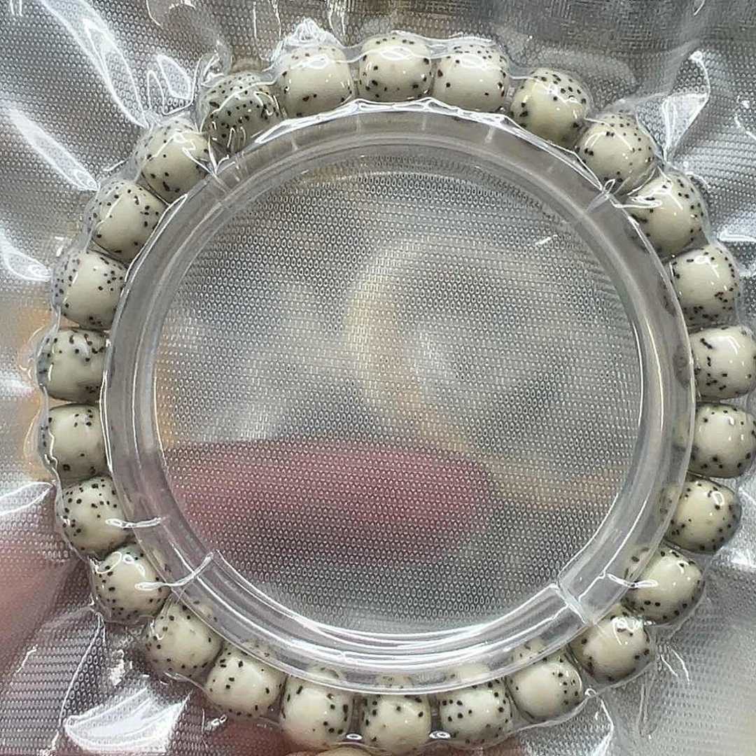 星月菩提手串19星月菩提单圈河豚0.9