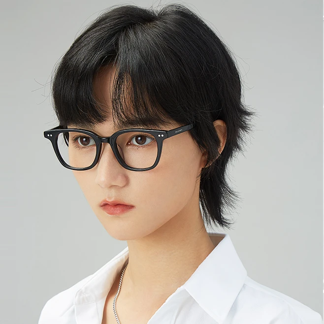 MUJOSH/木九十板材眼镜框玳瑁色男女通用防蓝光眼镜MJ101FG402