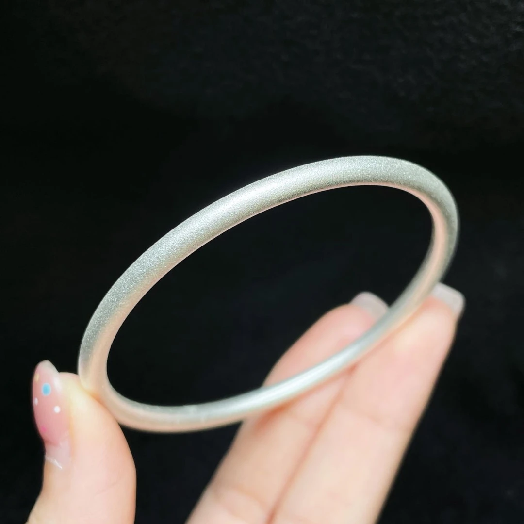 足银手镯 【小宝珠宝】23 T2338-足银手镯-3mm--多样性发一件