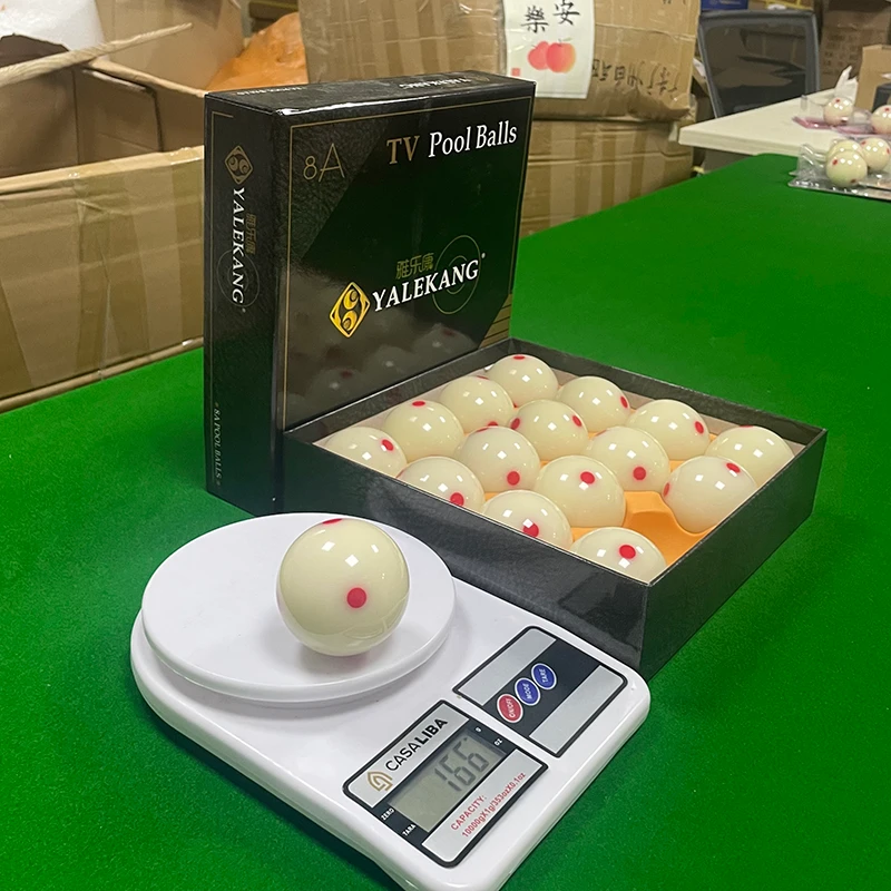 黑金刚级8A水晶球台球球母球黑八白球台球子桌球5.72大号台球用品