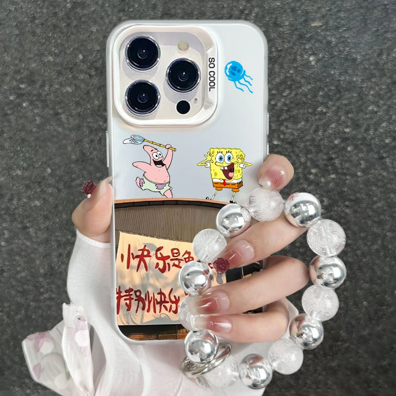 快乐是免费的适用苹果华为OPPOvivo小米一加手机壳彩银创意保护套