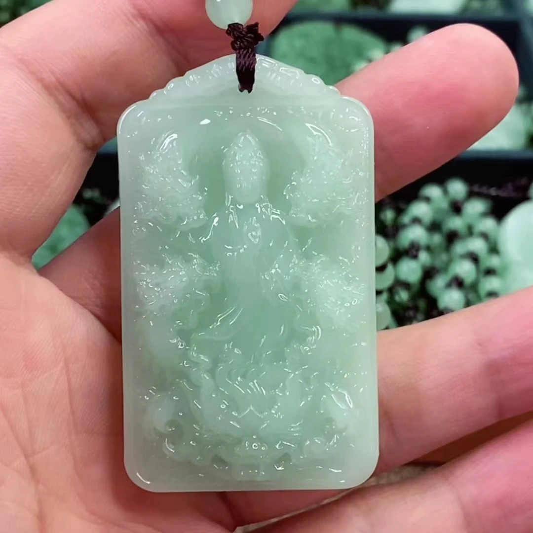 2.浅绿九龙观音经典百搭款